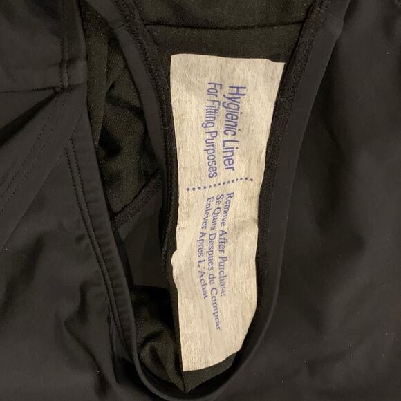 WHBM Tankini NWT Women's Medium Halter Black High-Waist Wrap Bikini Bottom - Picture 5 of 5